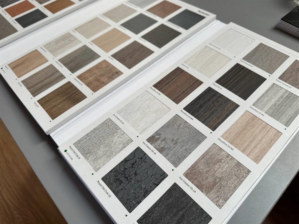 producent płyt meblowych Alvic - próbnik 